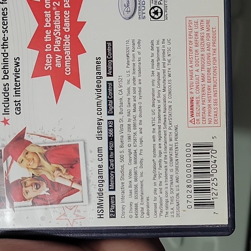 High School Musical 3: Senior Year Dance Bundle (Sony PlayStation 2, 2008) - Picture 6 of 12